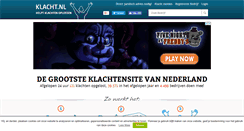 Desktop Screenshot of klacht.nl